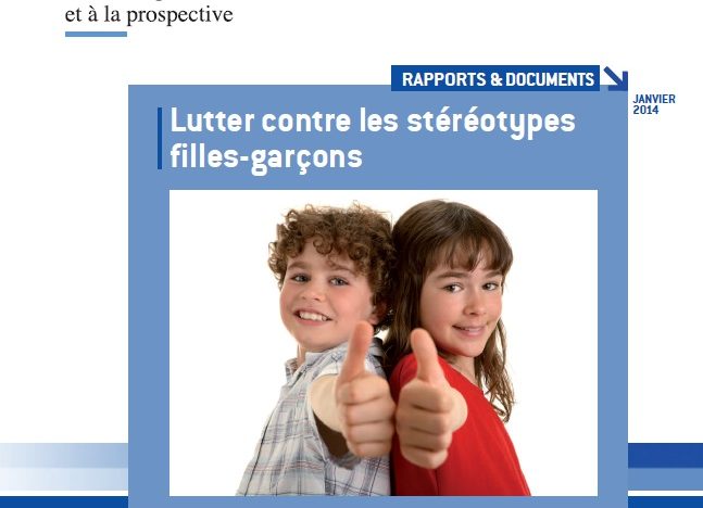 Lutter contre les stéréotypes filles-garçons (rapport pour la ministre des Droits des femmes)