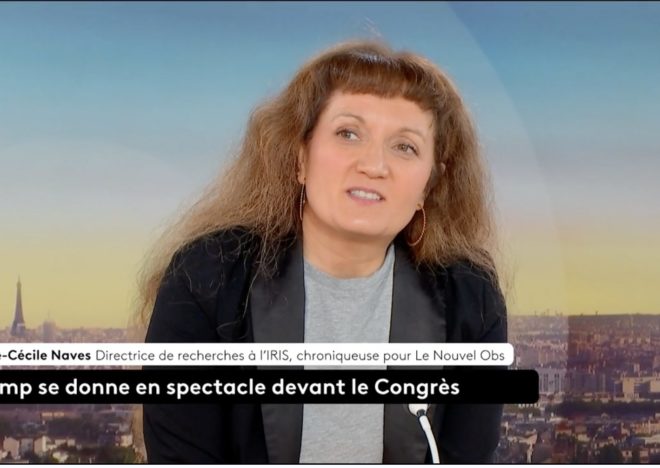 Invitée de la Matinale de France Info TV, le 5 mars 2025