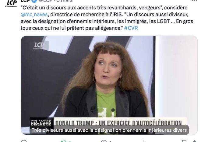 Invitée de « ça vous regarde » sur LCP, le 5 mars 2025