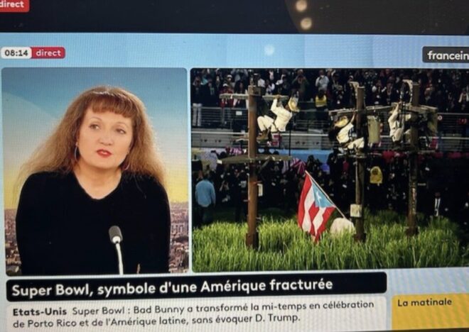 Invitée de la Matinale de France Info TV, le 9 février 2026