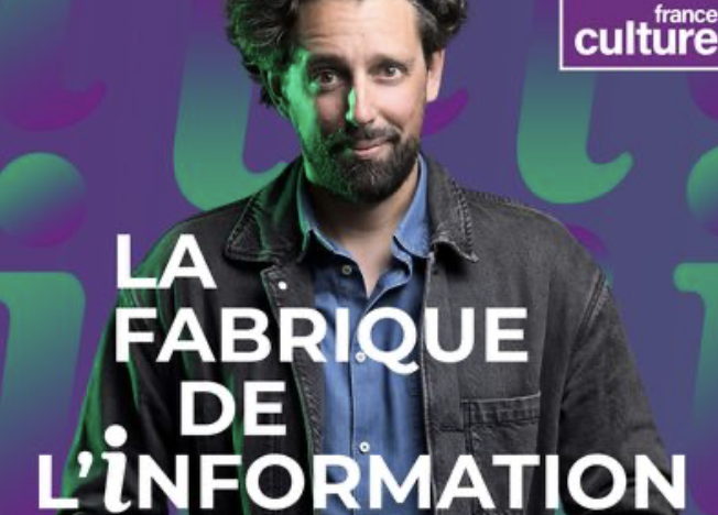 Invitée de « La fabrique de l’information » (France Culture), le 11 septembre 2026