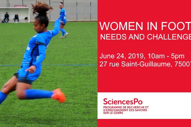 « Women in Football : needs and challenges » (Sciences Po Paris), le 24/06/19