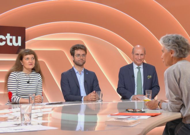 Invitée de « 28 Minutes » (ARTE), le 22 mai 2025